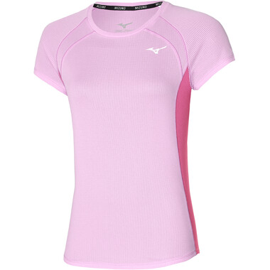 MIZUNO DRY AEROFLOW Women's Short-Sleeved T-Shirt Pink 0